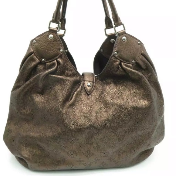 Auth Louis Vuitton LV Mahina L Monogram Bronze - Picture 5 of 14